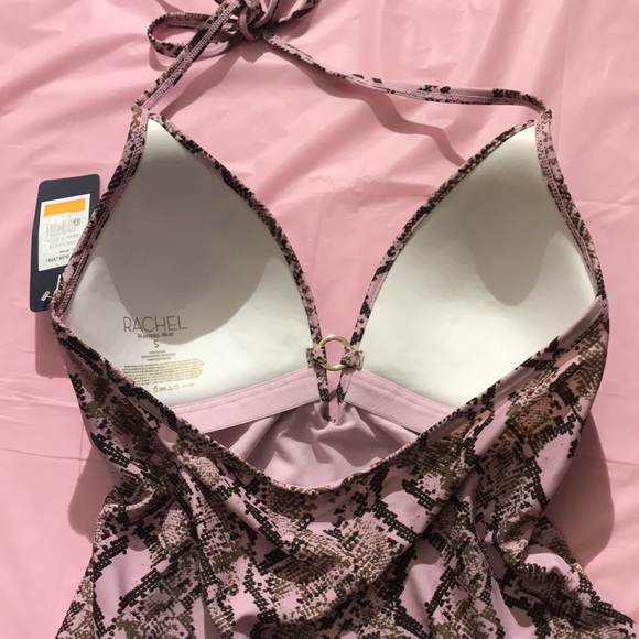 Rachel Roy tankini bathing suit top separates sizes small and medium NEW! Snake - Picture 5 of 6
